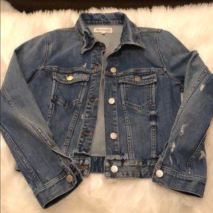 NWOT Madewell Distressed Denim Jacket Small